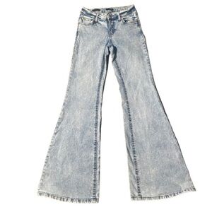Wild Fable Blue Flare Wide Leg Jeans